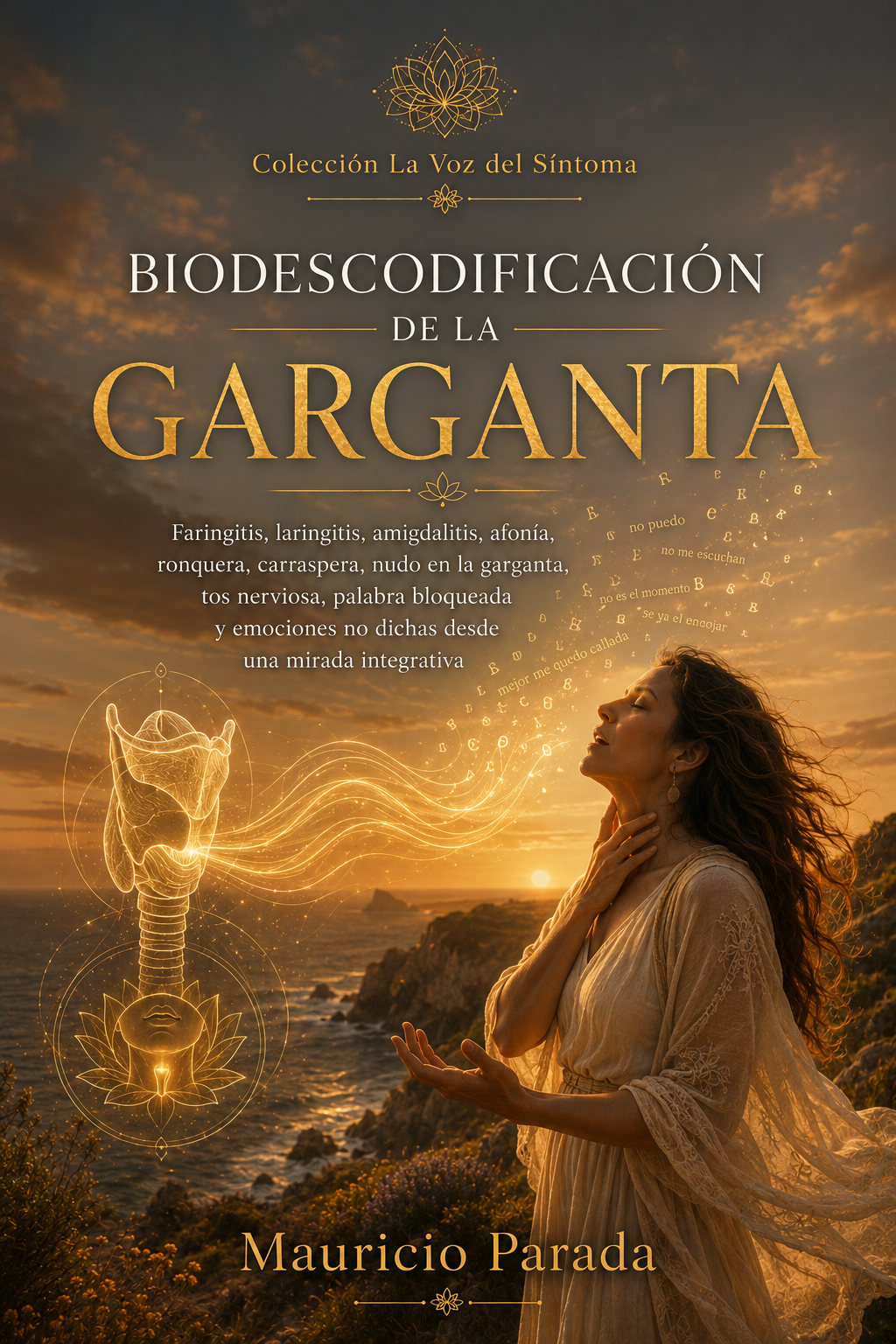 Portada del libro Biodescodificación de la Garganta, de Mauricio Parada.