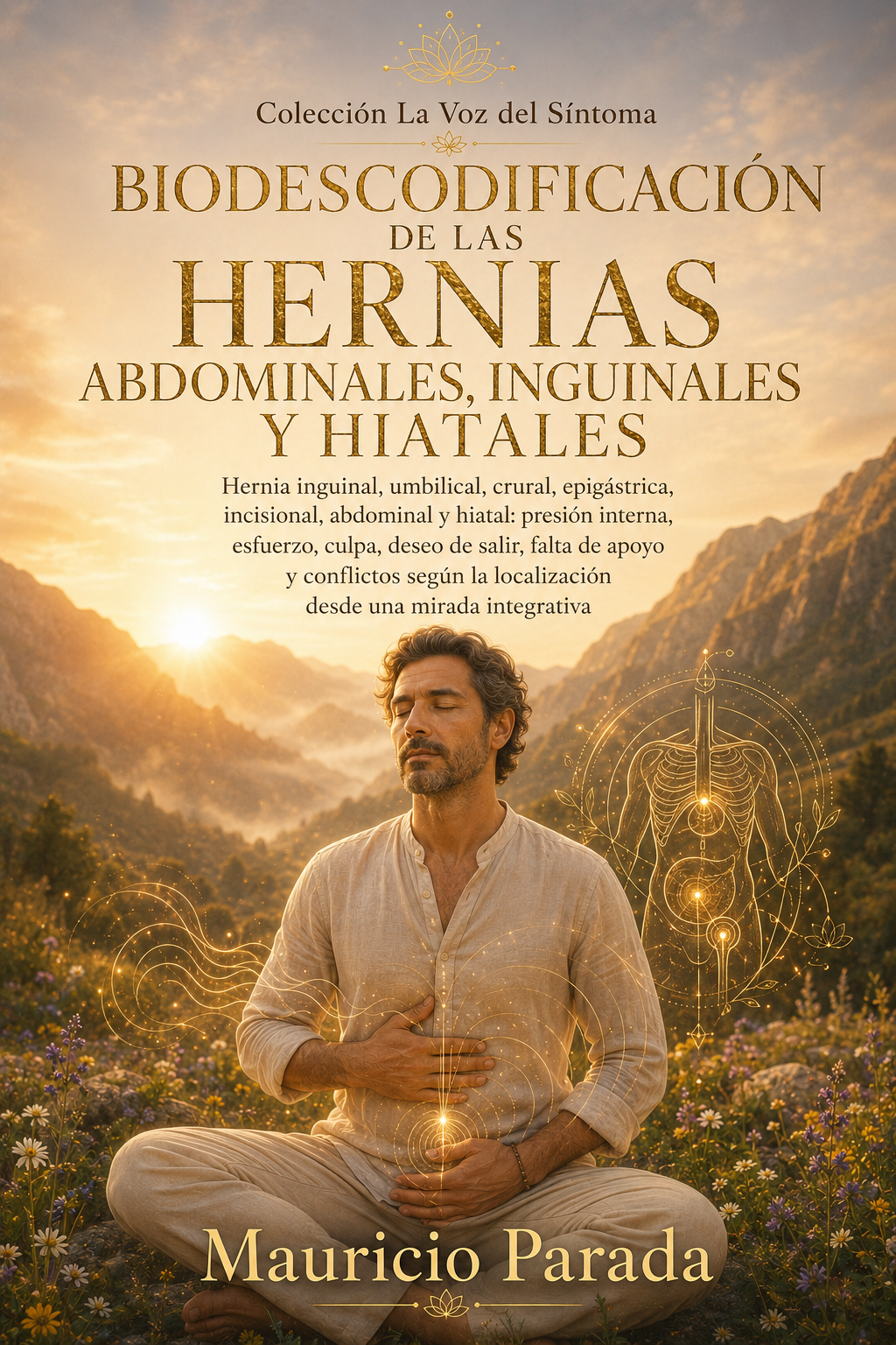 Portada del libro Biodescodificación de las Hernias Abdominales, Inguinales y Hiatales, de Mauricio Parada.