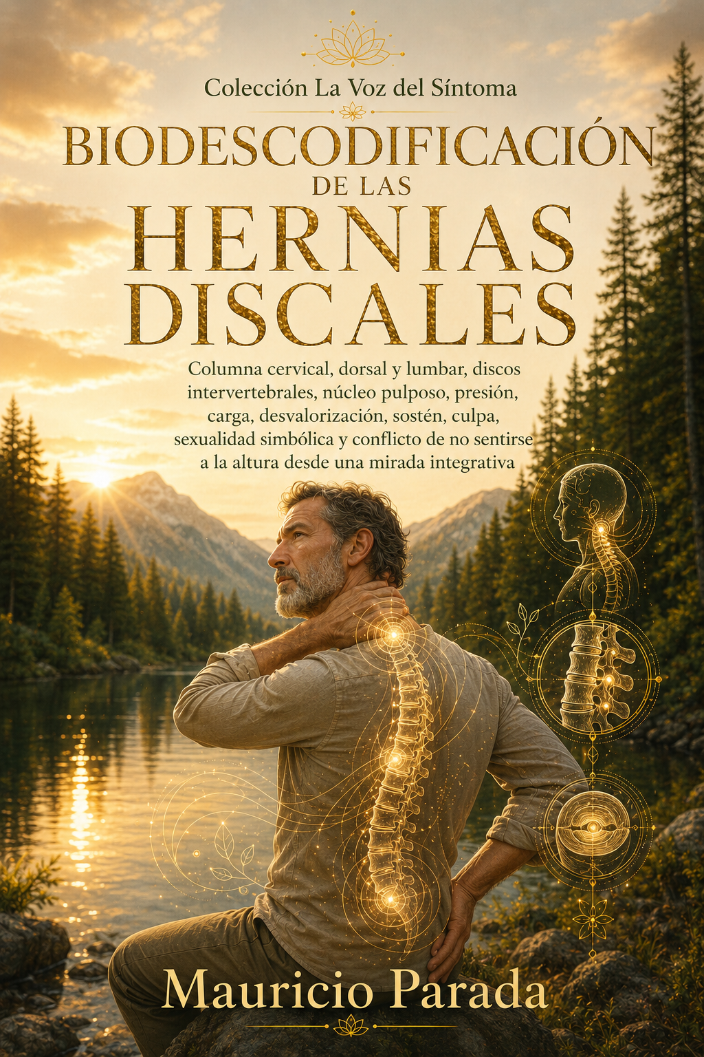 Portada del libro Biodescodificación de las Hernias Discales, de Mauricio Parada.