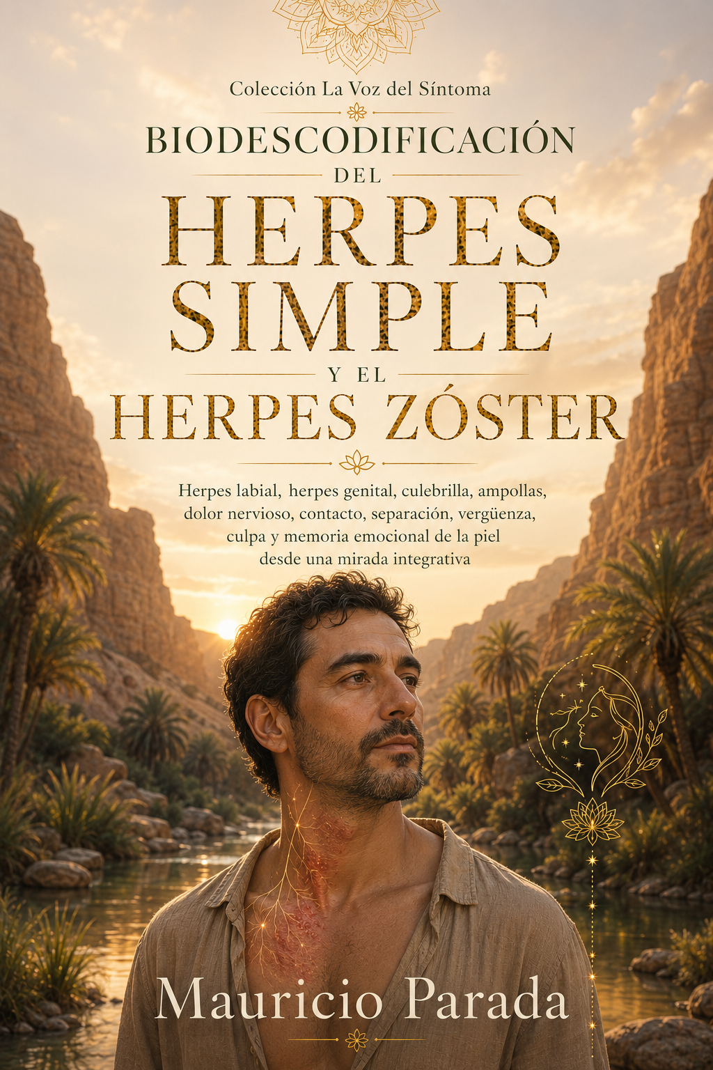 Portada del libro Biodescodificación del Herpes Simple y el Herpes Zóster, de Mauricio Parada.