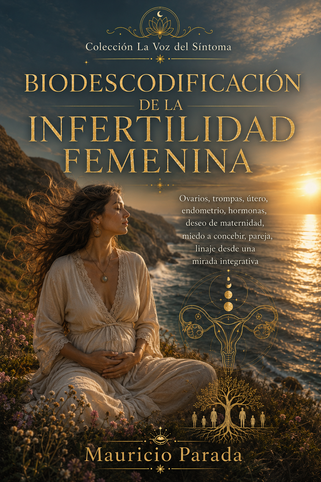Portada del libro Biodescodificación de la Infertilidad Femenina, de Mauricio Parada.