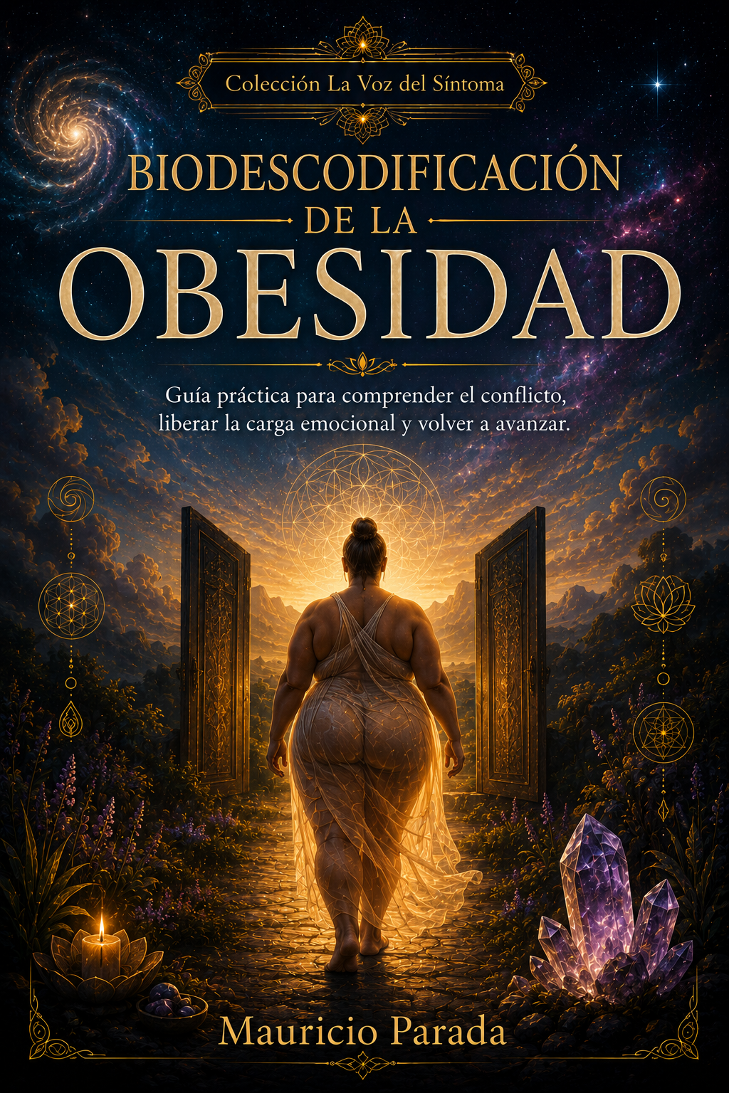 Portada del libro Biodescodificación de la Obesidad, de Mauricio Parada.