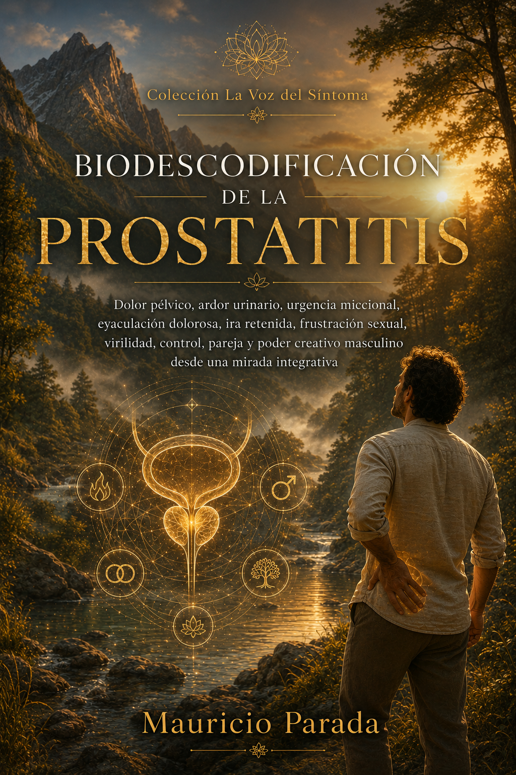 Portada del libro Biodescodificación de la Prostatitis, de Mauricio Parada.