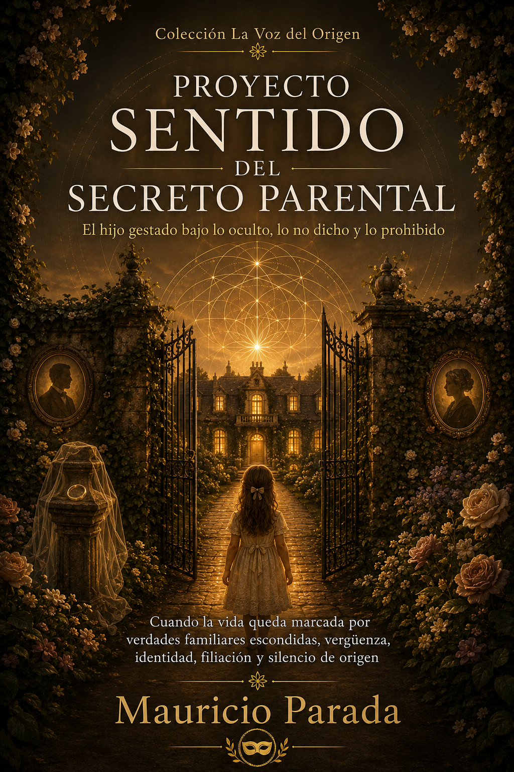 Portada del libro Proyecto Sentido del Secreto Parental: El hijo gestado bajo lo oculto, lo no dicho y lo prohibido, de Mauricio Parada.