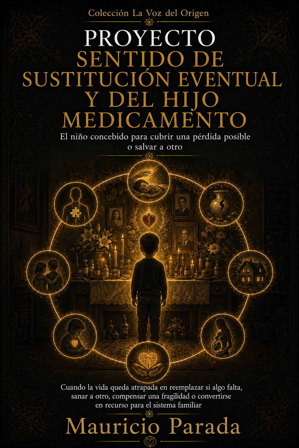 Portada del libro Proyecto Sentido de Sustitución Eventual y del Hijo Medicamento, de Mauricio Parada.