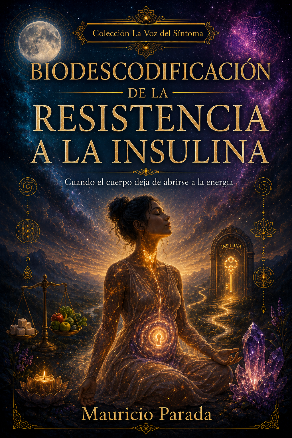 Portada del libro Biodescodificación de la Resistencia a la Insulina, de Mauricio Parada.