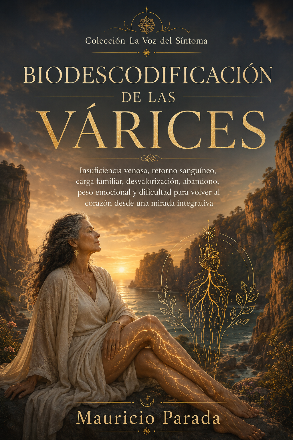 Portada del libro Biodescodificación de las Várices, de Mauricio Parada.